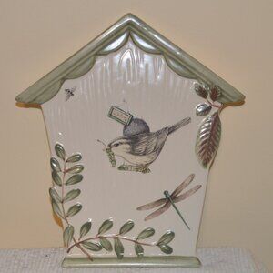 VTG Pfaltzgraff Portfolio Naturewood Trivet Birdhouse Hot Plate